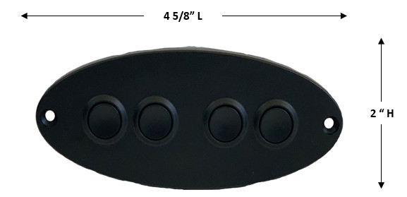 Mulin Electric Switch – MLSK14-E 4 Button Power Recliner Switch