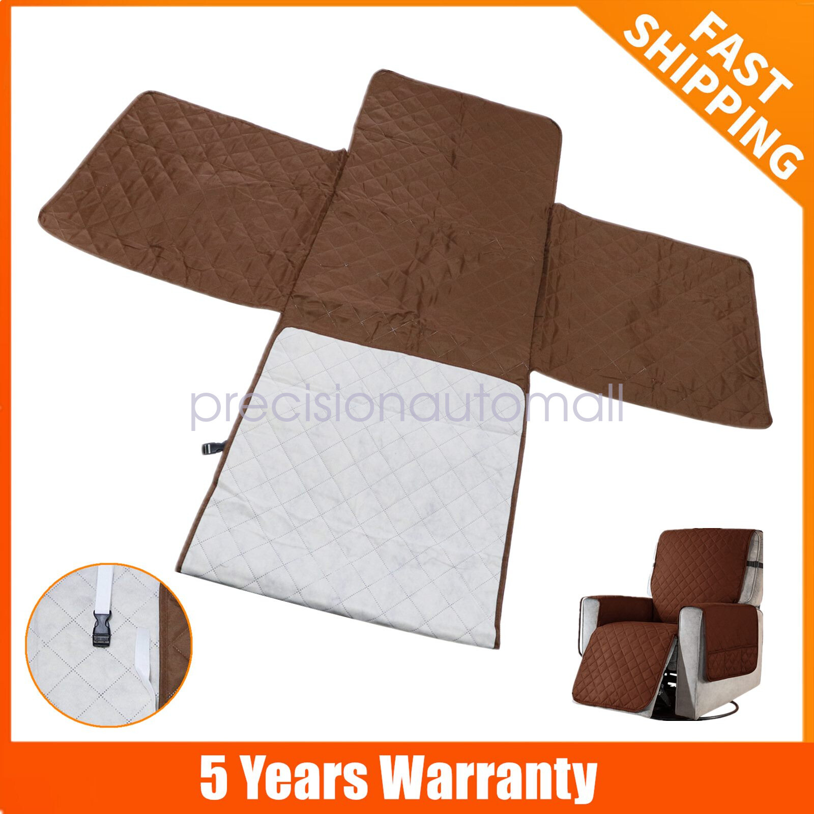 Waterproof Quilted Recliner Chair Cover, Non Slip Recliner Covers For Recliner