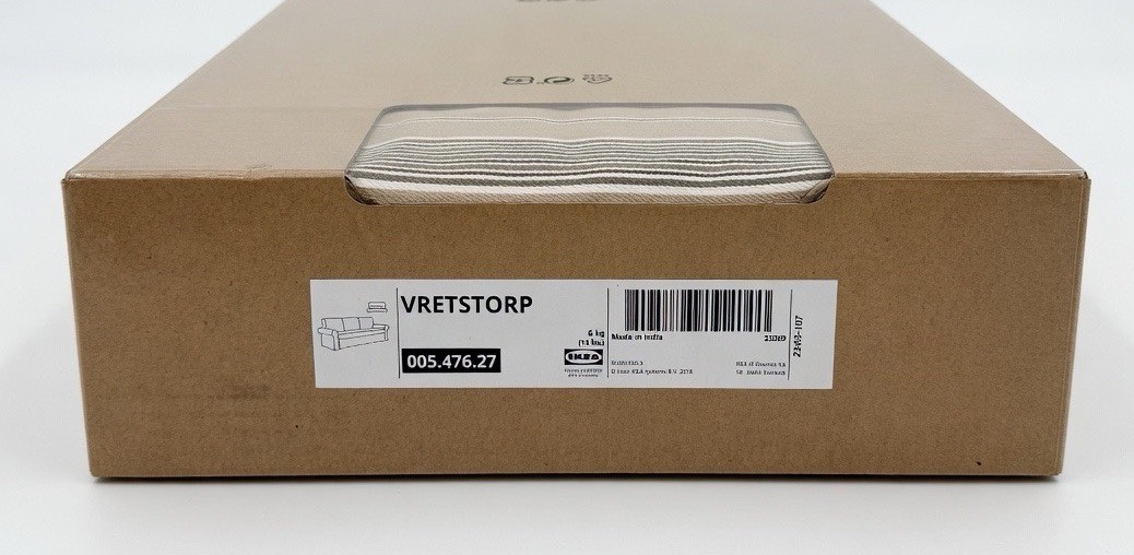 IKEA VRETSTORP Cover for Sleeper Sofa Karlshov Beige/Multicolor 005.476.27–NEW