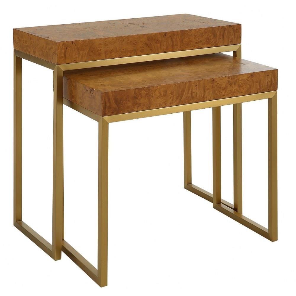 Nesting Table (Set of 2)-24.5 Inches Tall and 24.5 Inches Wide – 208-BEL-5177540