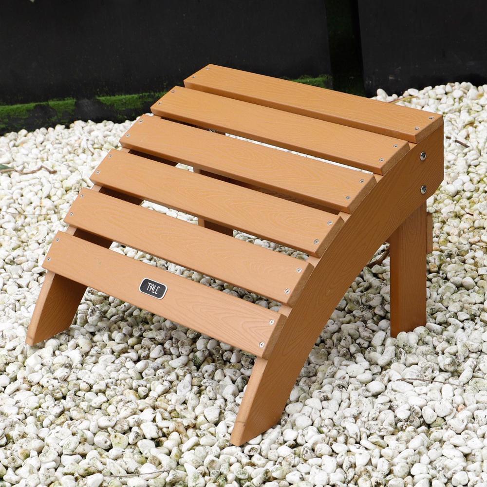 Poolside Adirondack Ottoman Footstool All-Weather and Fade-Resistant Plastic US