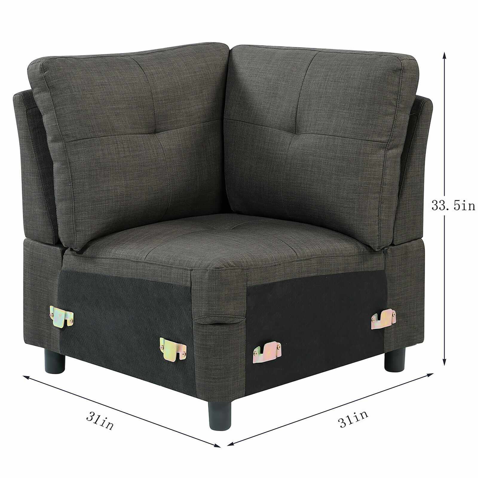 Modular Sectional Sofa DLY Couch Modern Fabric Upholstered Sofa Living Room