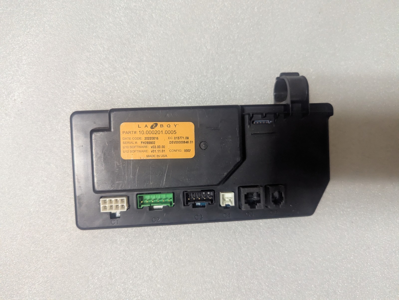 LA-z-boy Control Box Board Ports 10.000201.0005 Module Hub Power Recliner Chair