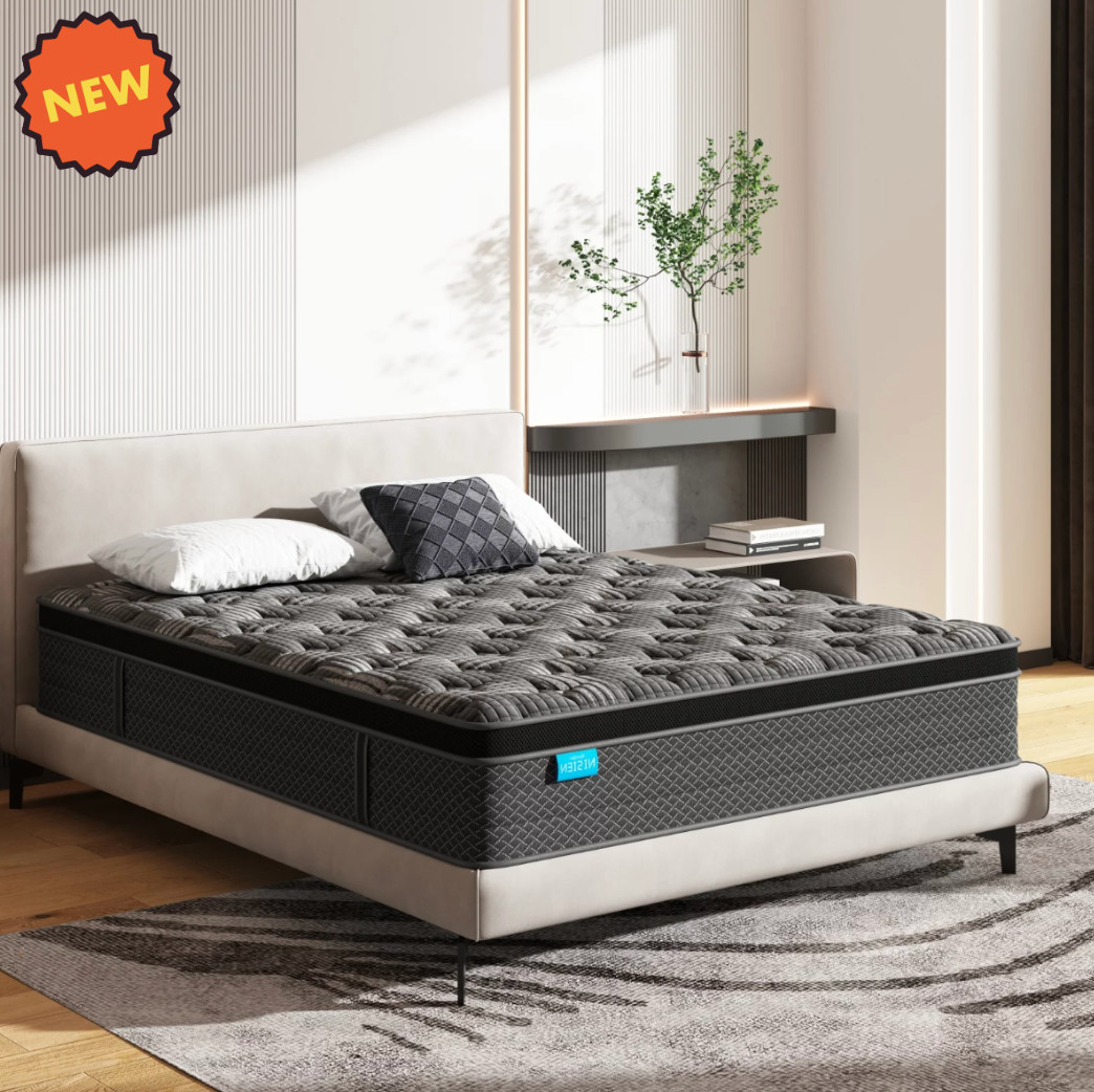 Colchon Queen 10in Gel Memory Foam Queen Gel Memory Foam Mattress Bed Box NEW