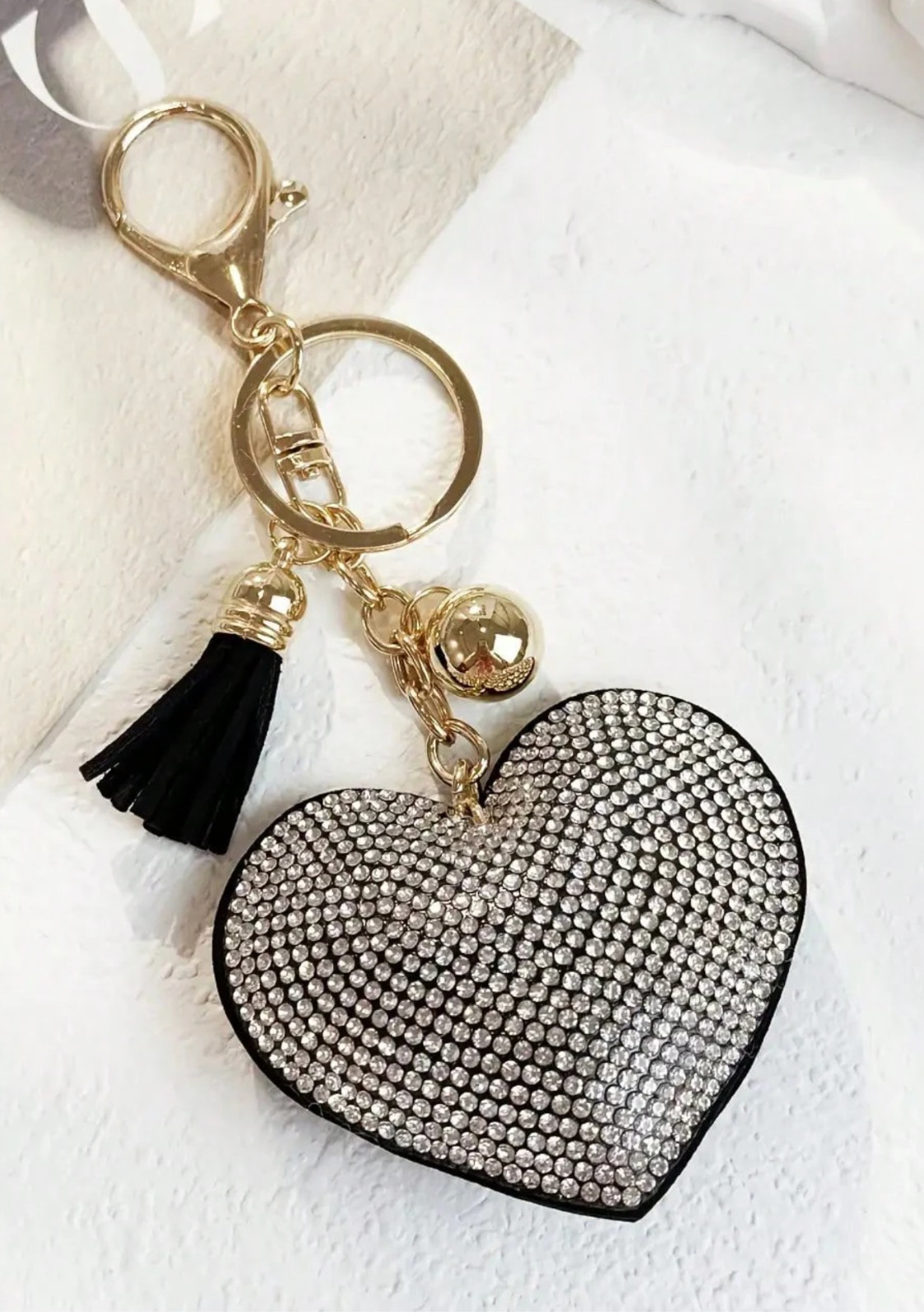 Heart Keychain Romantic Love Key Ring Perfect Gift for Couples Valentine