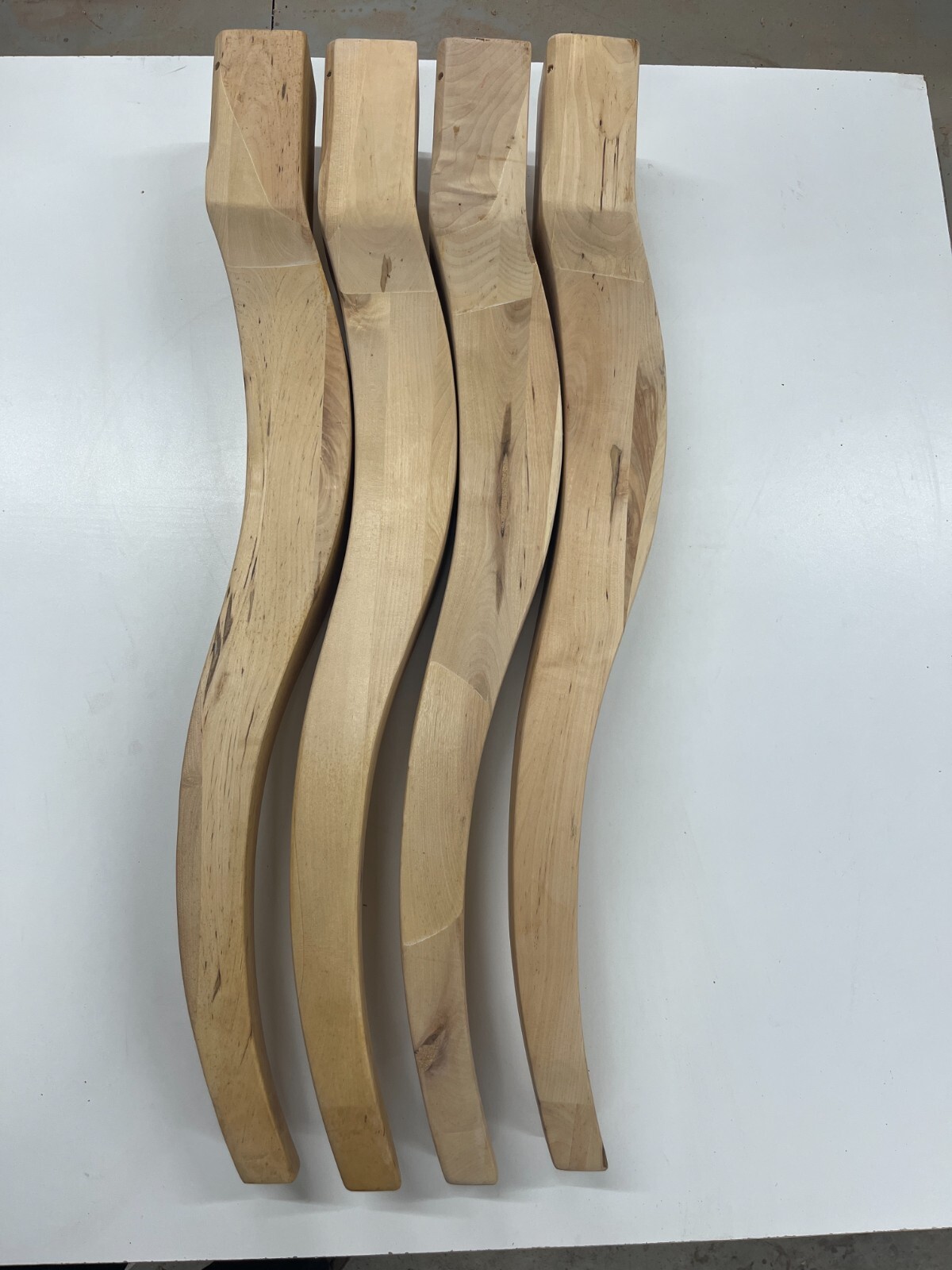 Maple Cabriole Dining Table Legs.