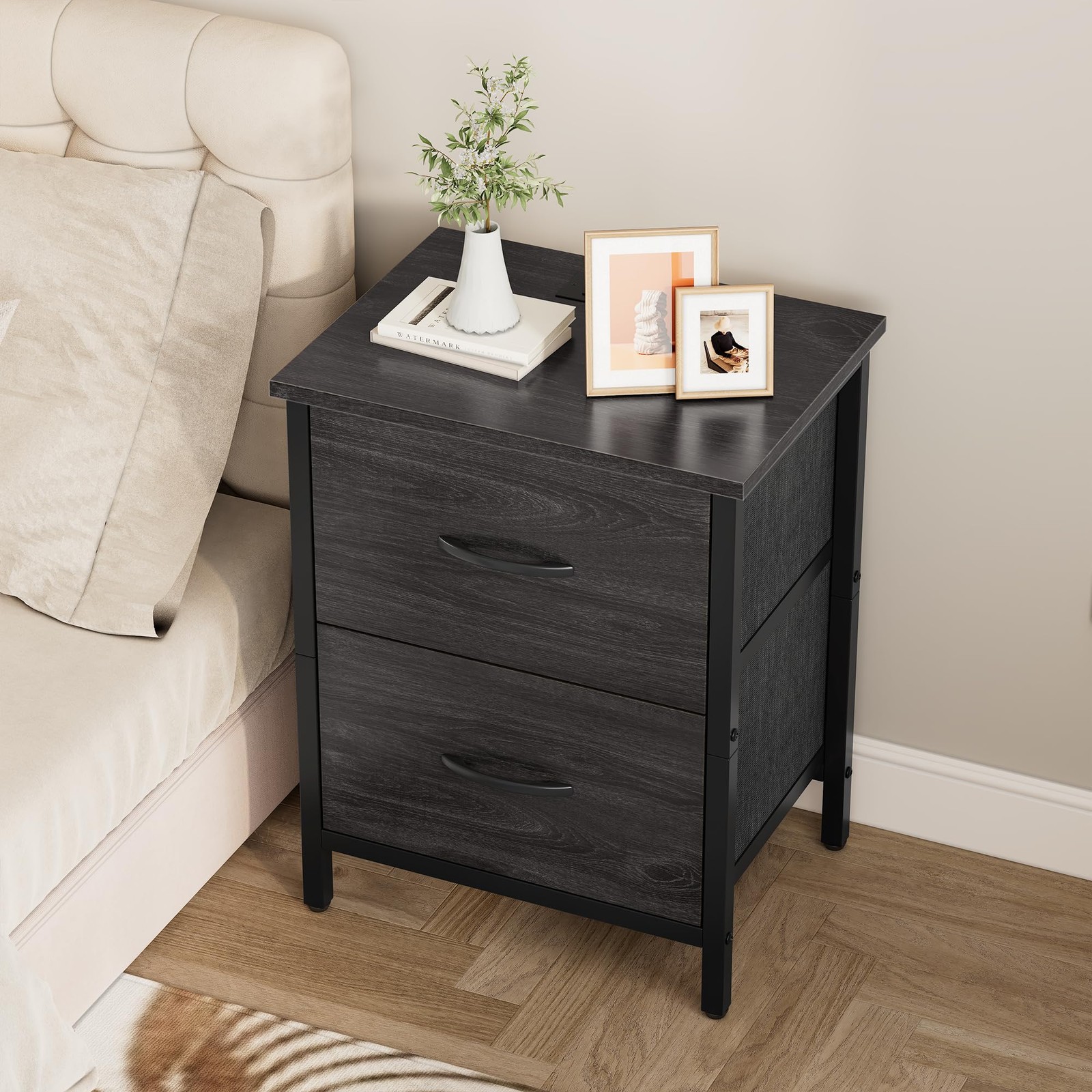 Vagusicc 22.25 inches x 11.81 x 15.75 inches, Gray Walnut (2 Pack)