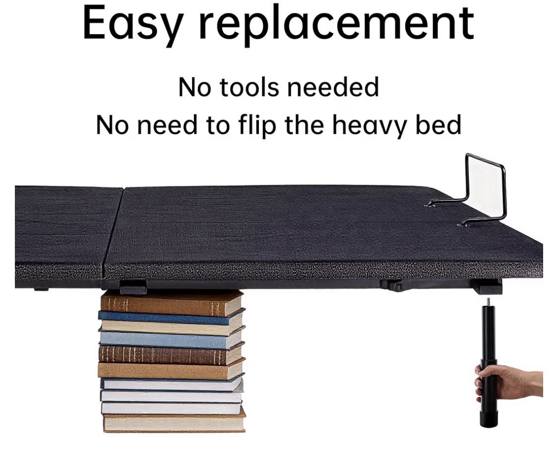 Adjustable Metal Legs risers for Furniture Cabinet Height 7″ to 11″ Set 6 *read*
