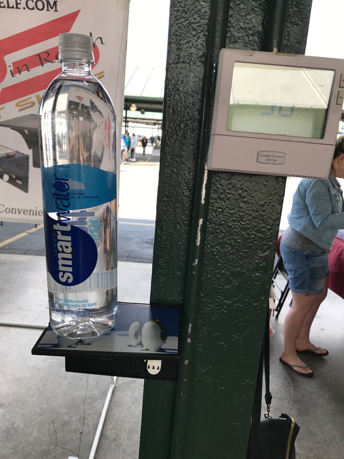 The Pocket Shelf: A Collapsible Self-Adhesive Shelf for Phone, Drink, Tools & RV