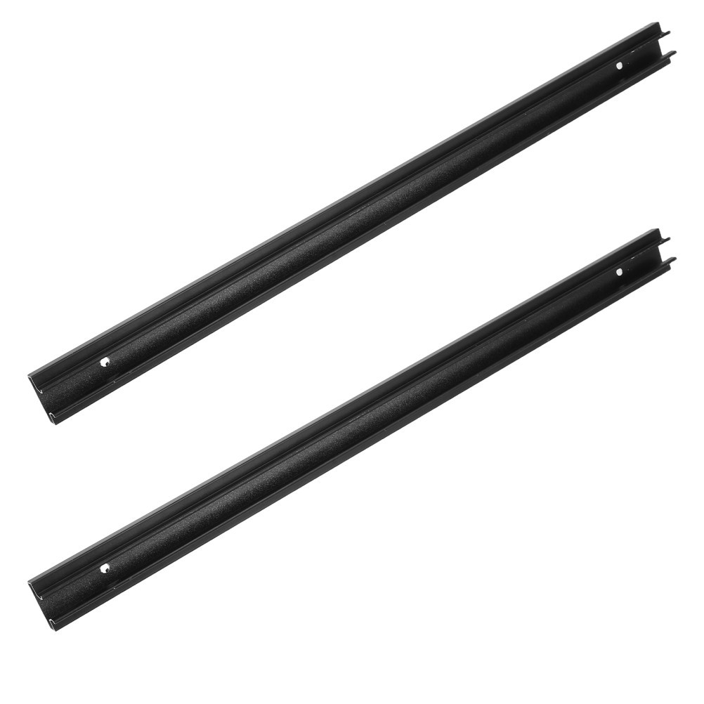 Metal Grid Hanging Wall Panel Channel Black Retail Shelving