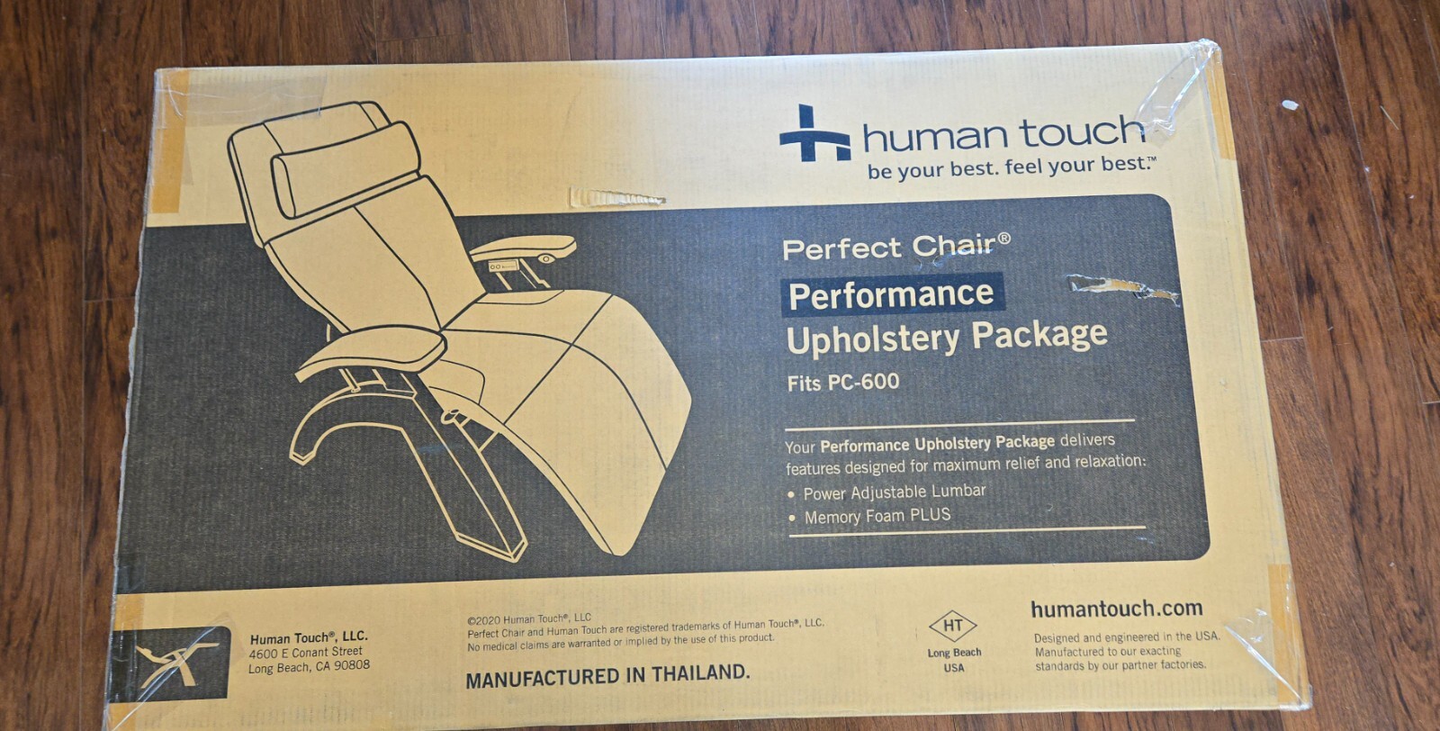Human Touch Performance Upholstery Package Fits PC-600 Premium Black Leather