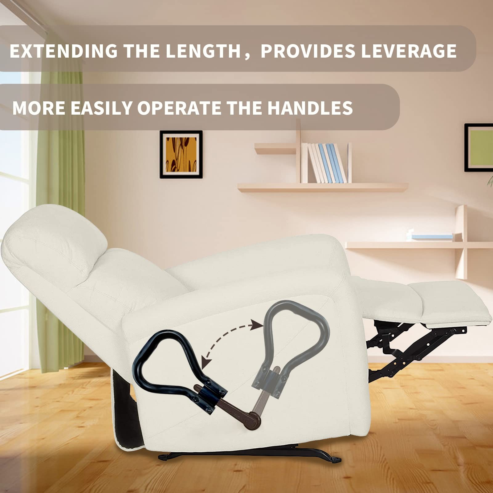 Recliner Handle Extender, Recliner Lever Extender for Lazy Boy, Heavy Duty St…