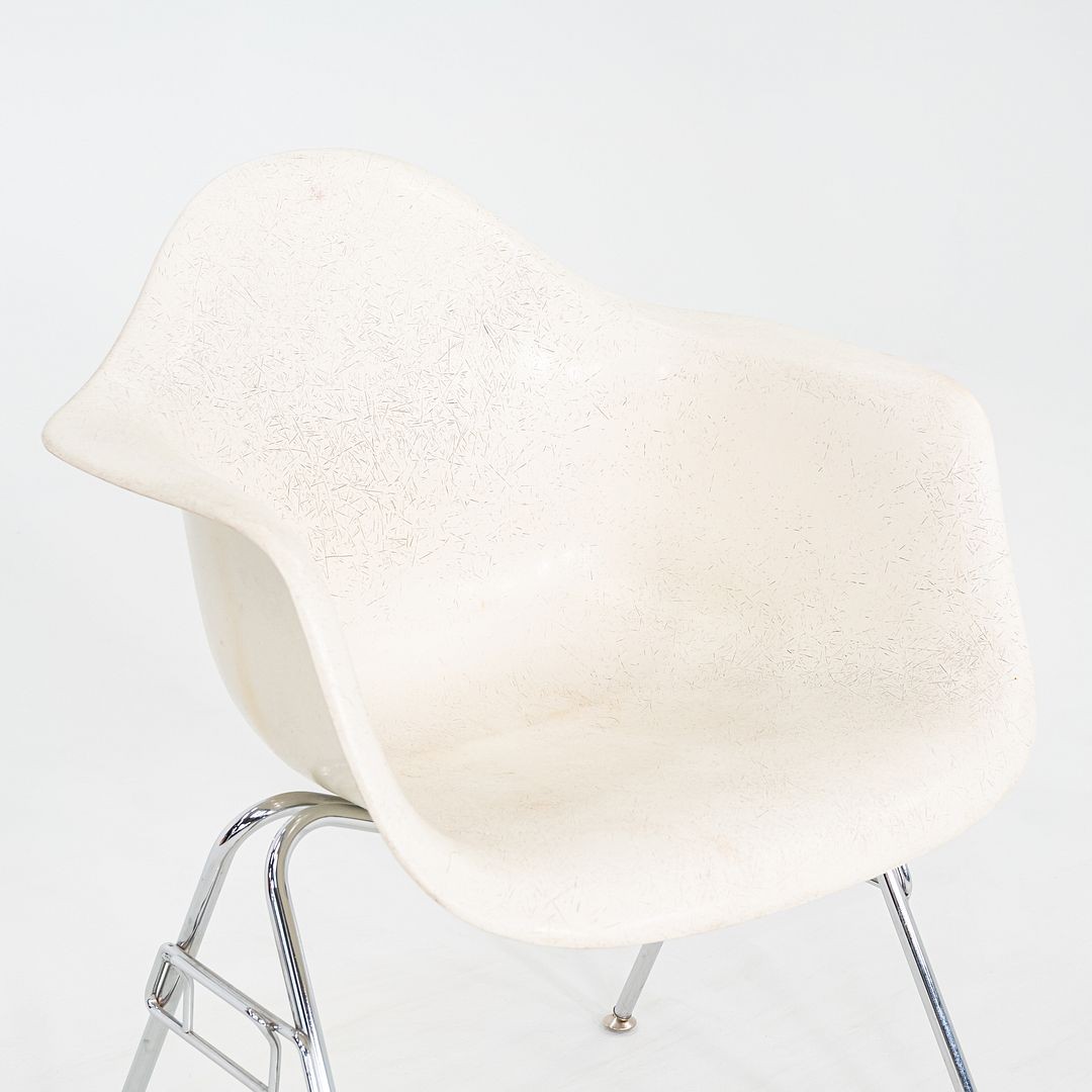 1960s Herman Miller Eames Fiberglass Arm Shell (no base) in Parchment 45x Avail