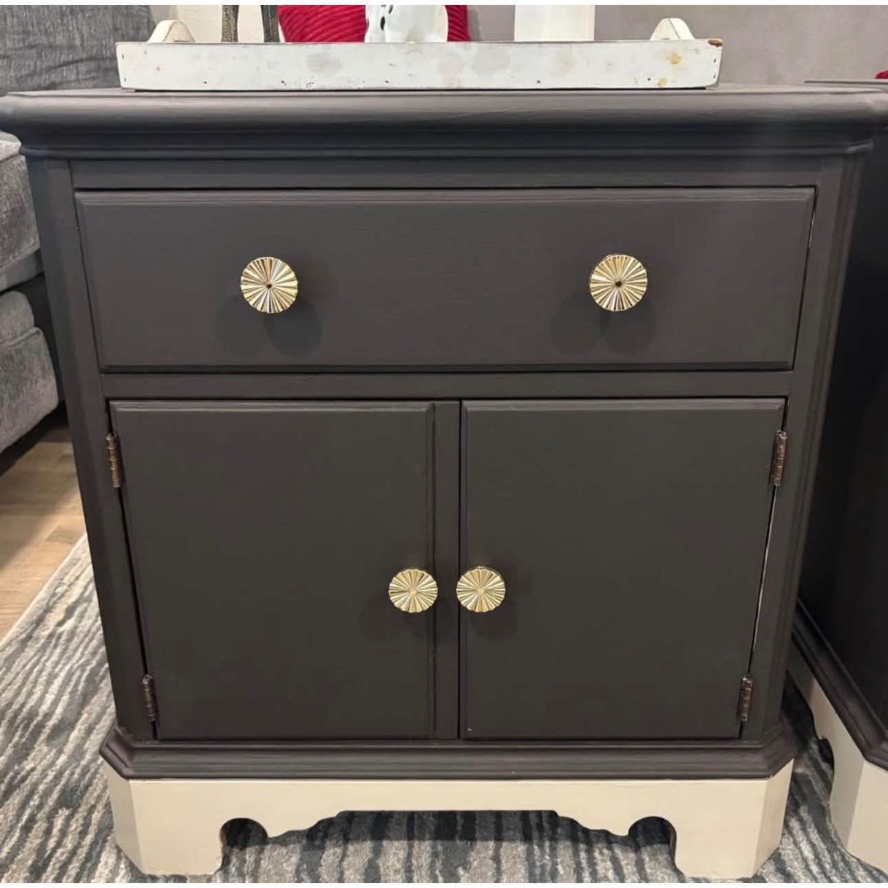 Drexel Heritage Chippendale Nightstands Pair Dark Brown 116-630 3/86
