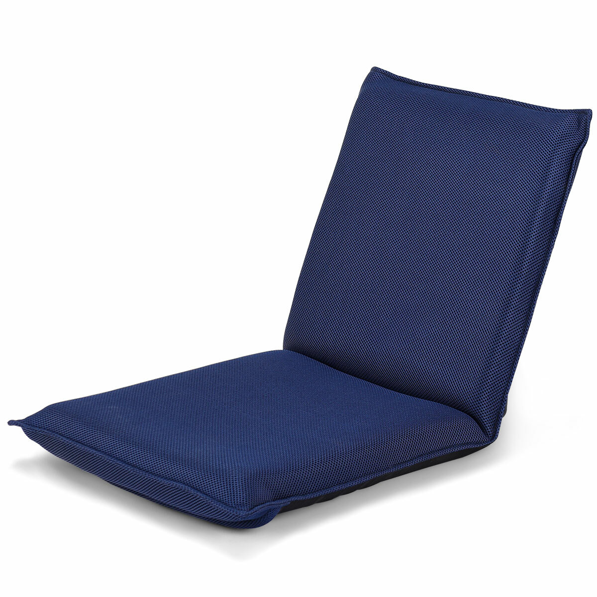 Gorelax Adjustable 6-Position Floor Chair Folding Padded Sofa Chair Home Navy