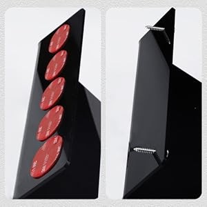 9 Inch Acrylic Floating Shelf No Drill Adhesive Wall Shelf Set of 2 for Funko