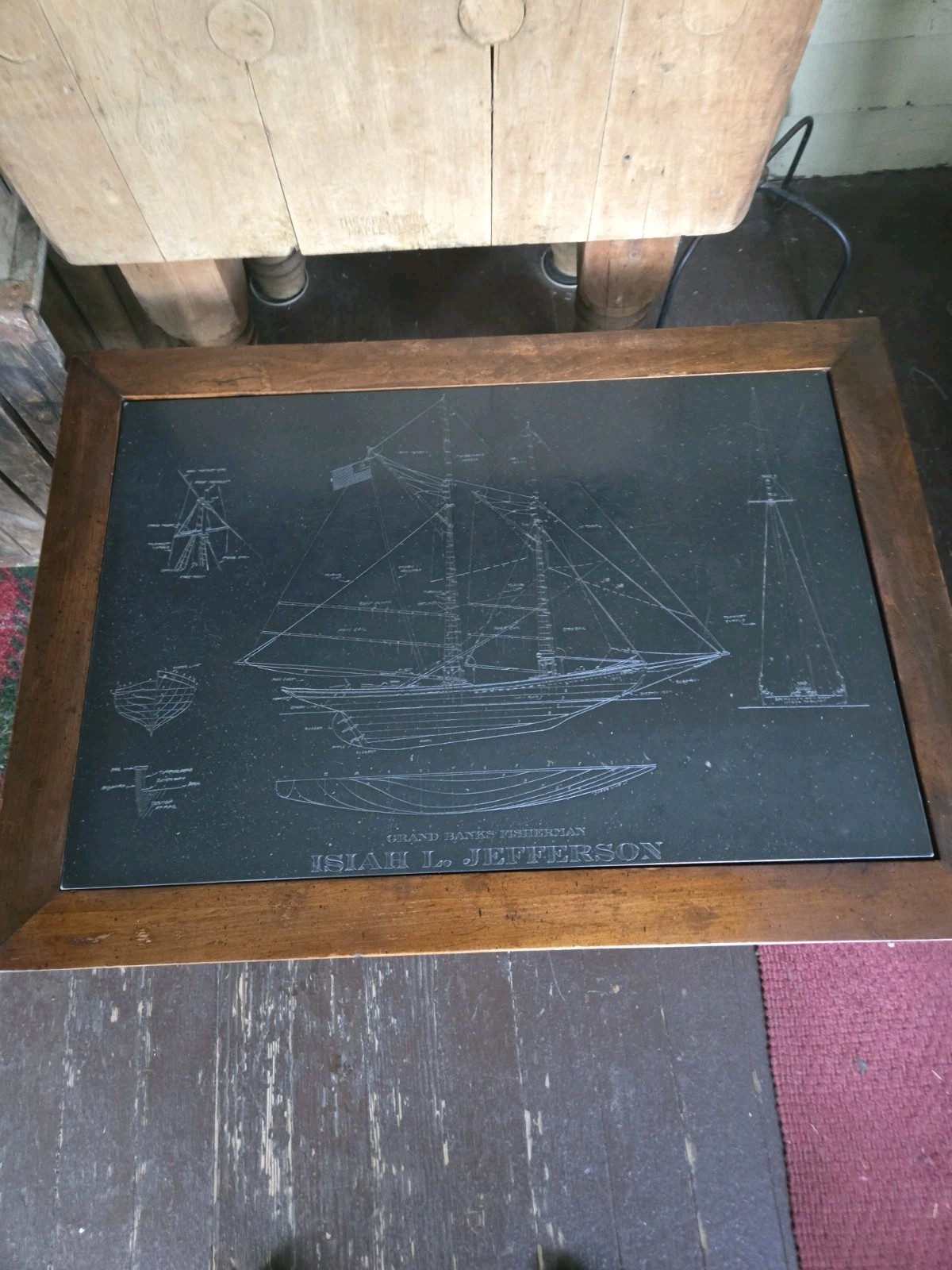 Isiah L Jefferson Grand Banks Slate Table