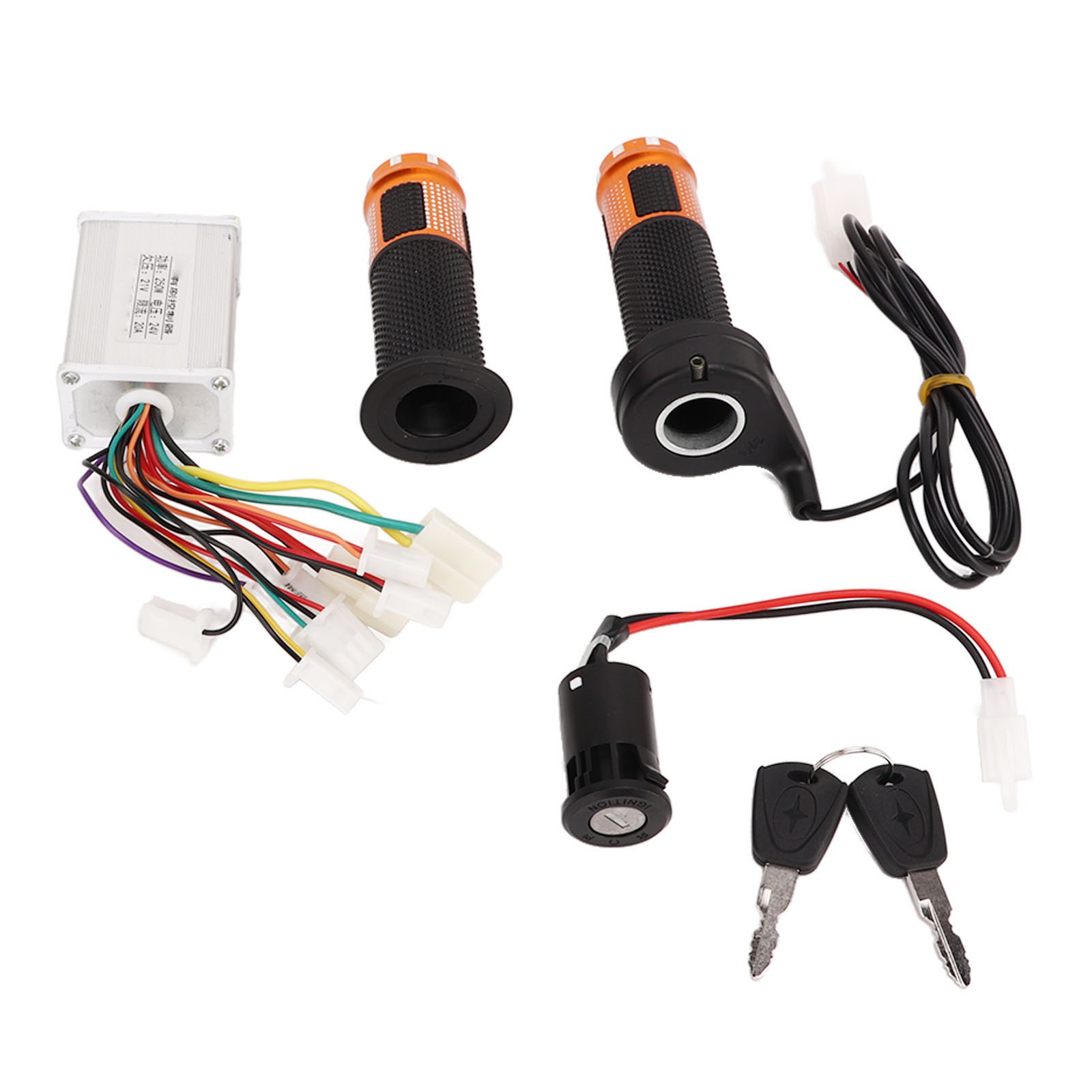 Electric Bike Speed Controller Brushed 24V 250W Aluminum Alloy Electric Bike Mot