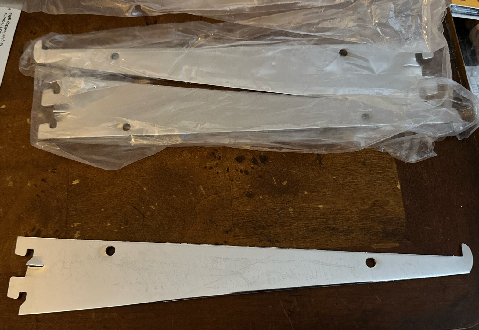 10” Shelf Brackets Stainless Steel New Ships Immediately Price Is For One