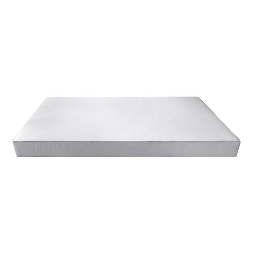 |COVER ONLY| Outdoor Piped Trim 6″ Crib Size Daybed Fitted Sheet Slipcover AD105
