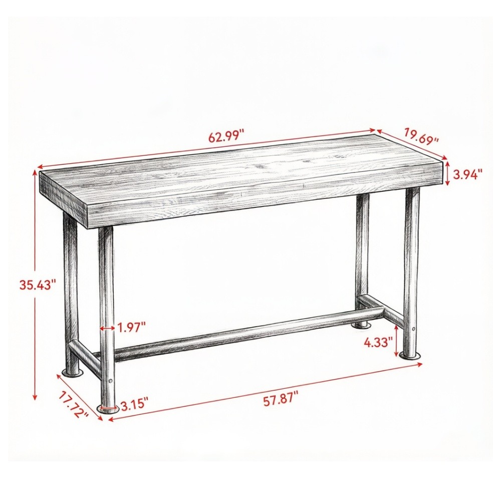 Narrow Bar Table Dining Table Bar Height Table High Top Table Bar Counter