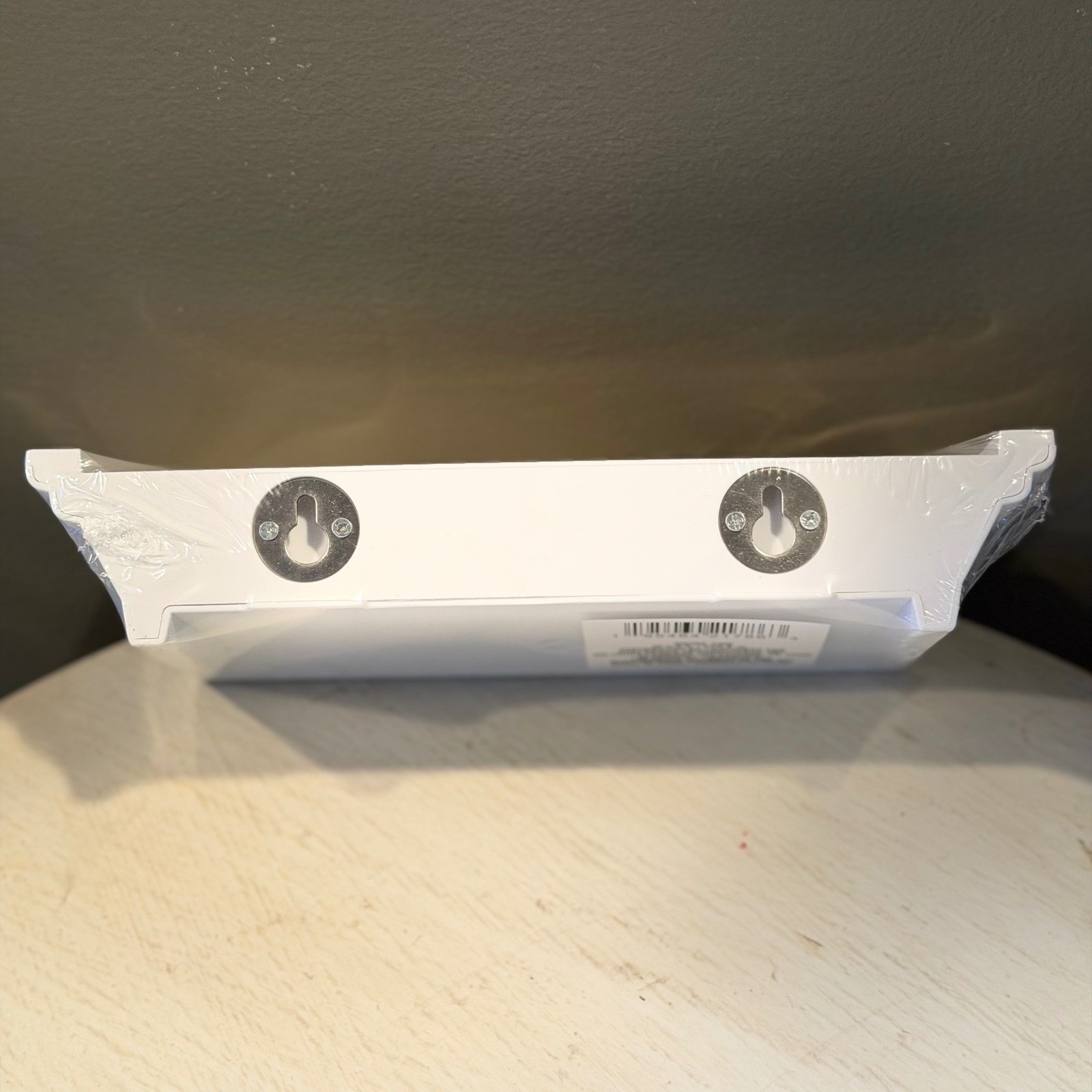 White Floating Shelf Wall Mountable Display Storage 8.6 x 4.0 Inches Holds 5lbs