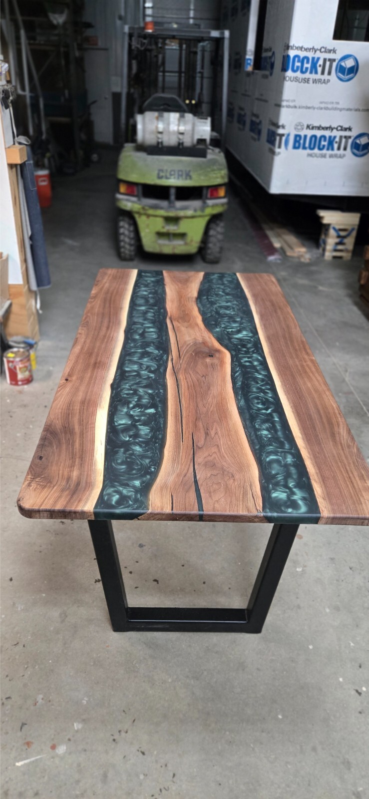 dining table wood epoxy resin river