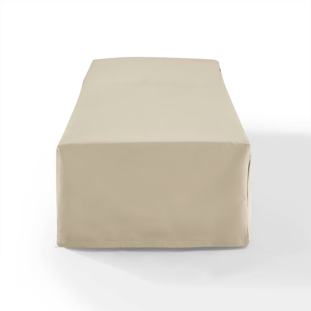 Crosley Outdoor Chaise Lounge Furniture Cover Tan: Waterproof