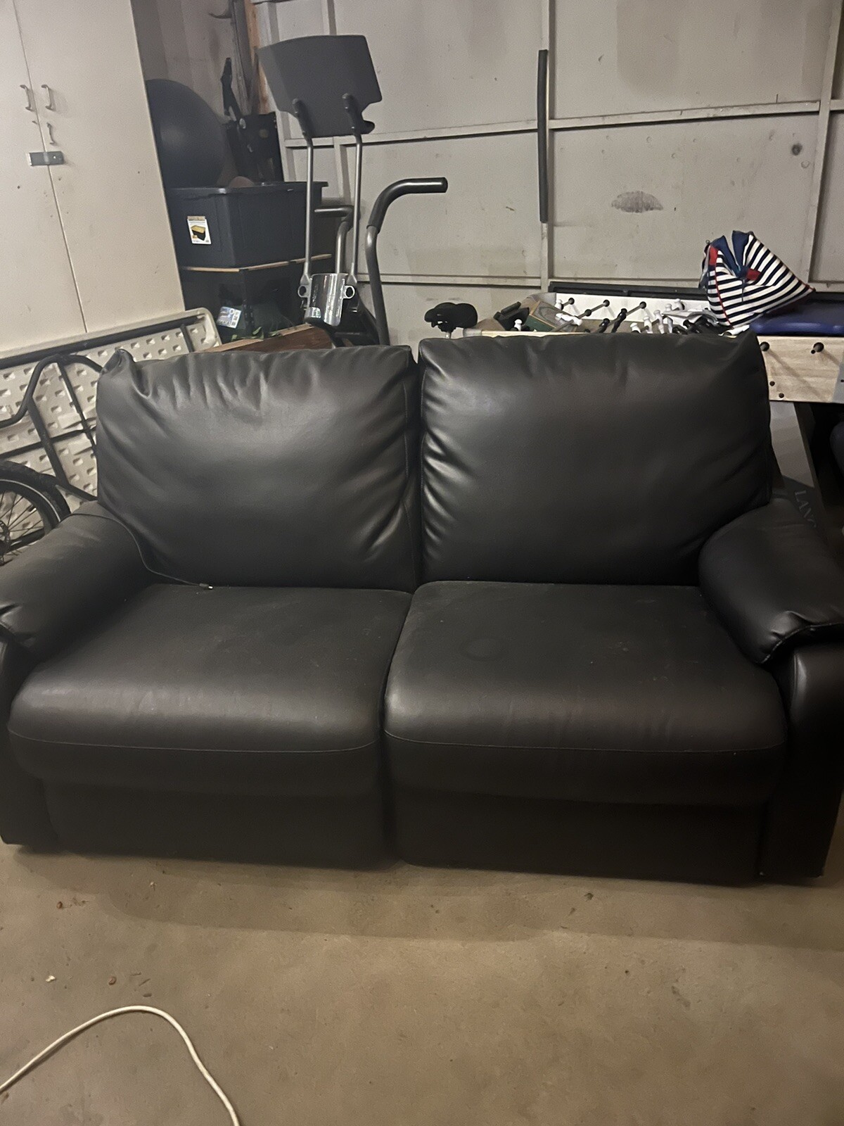 RecPro MOD-58CM Loveseat Recliner Sofa – Brown
