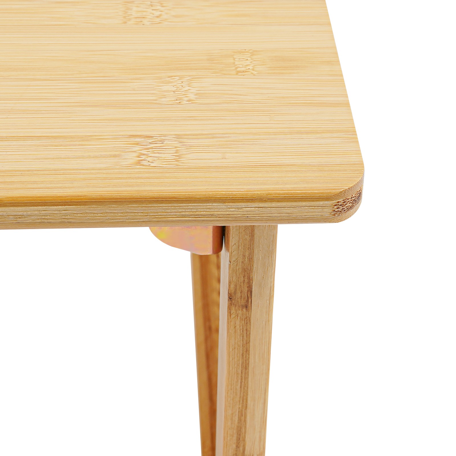 Bamboo Foldable Folding Floor Low Coffee Table for Sitting on The Floor