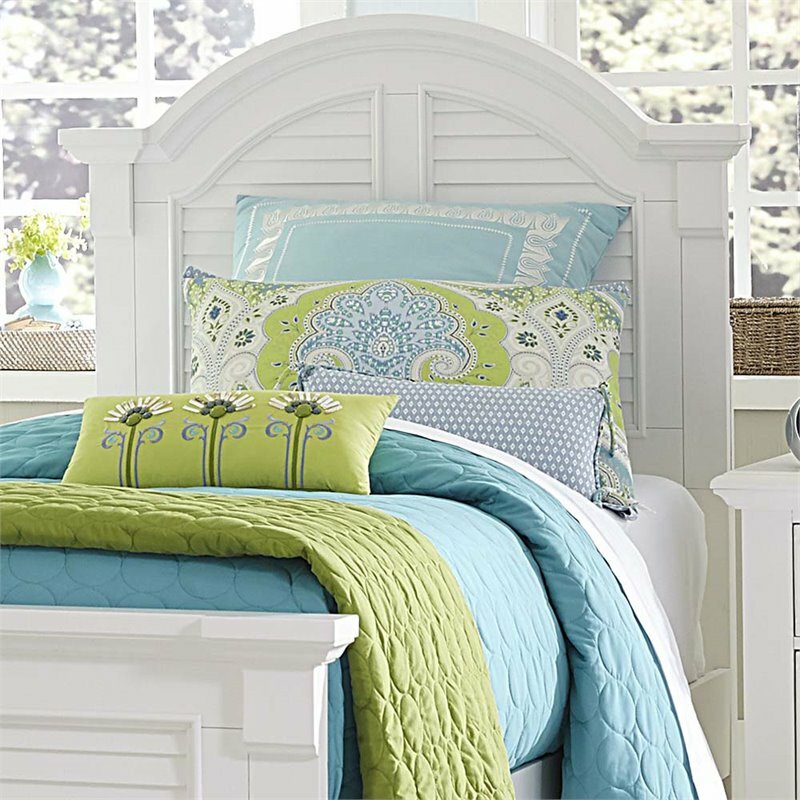 Summer House White Full Panel Headboard