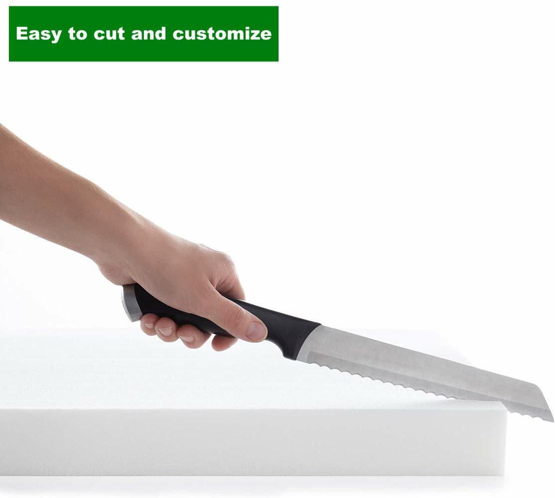 Upholstery Foam Cushion 6″x 22″x 80″ (Firm) 1.8 lb/per cubic ft density 48lb-ILD