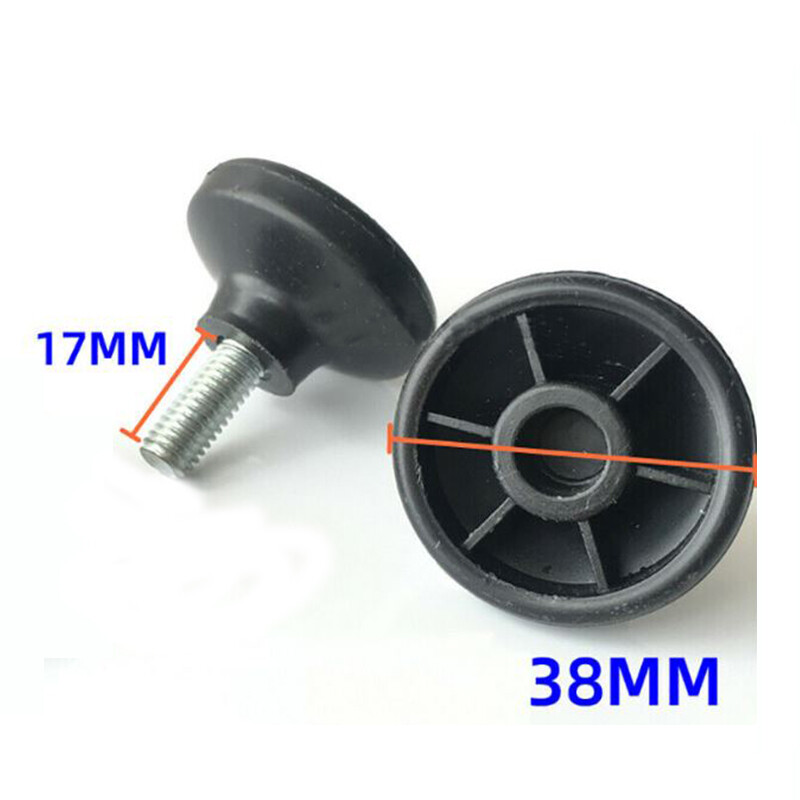 M8 Square Tube Inserts End Caps Adjustable Furniture Table Foot Levelling Feet
