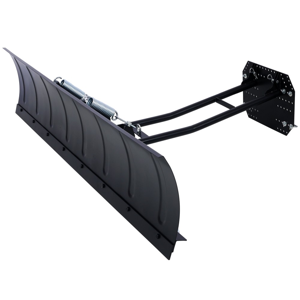 UTV Snow Plow Kit 72in Steel Blade Universal Mount Adjustable Angle
