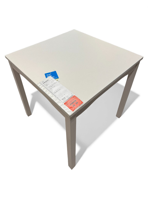 New IKEA HAUGA Table White/Birch Veneer 74×74 cm (29 1/8×29 1/8 “) 905.767.19