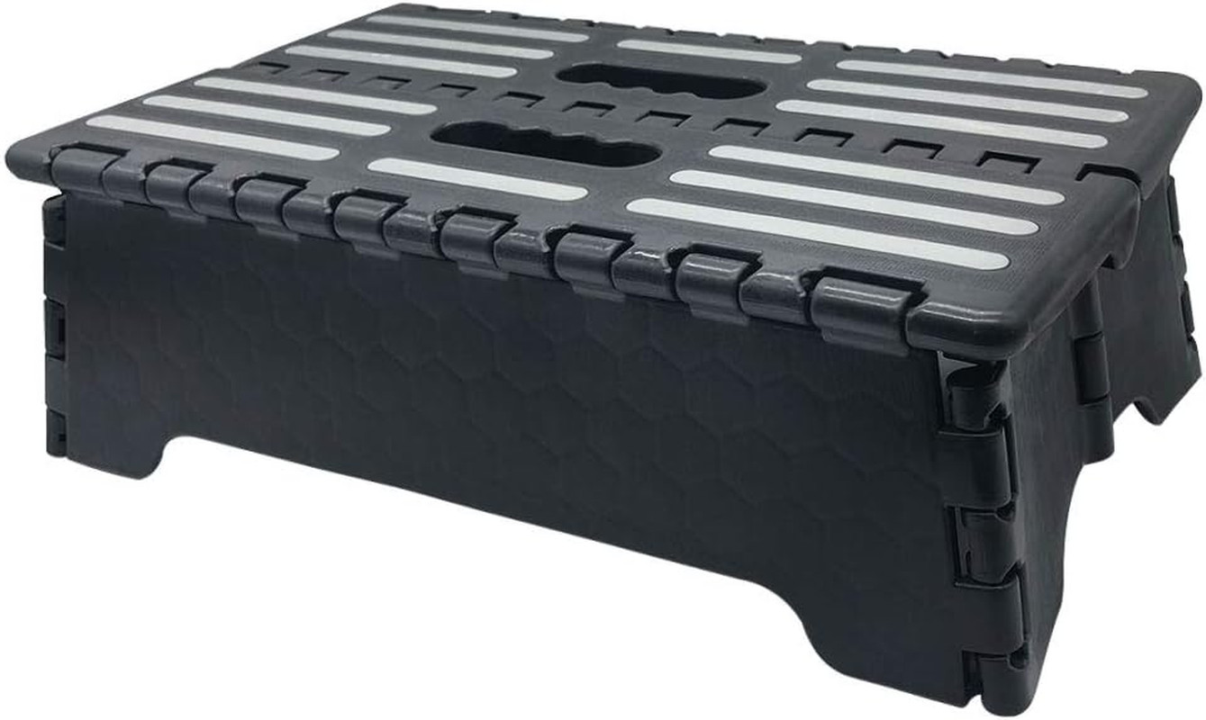 5 Inch Portable Folding Step Stool – Safe & Stable Foldable Stepping Stool for C
