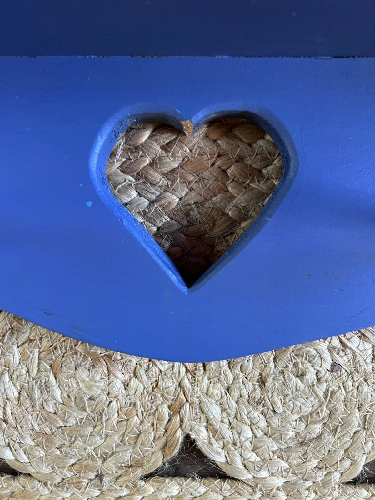 Heart Shelf Wooden Heart Cutout Peg Grandma Style Home Decor 18×7.5
