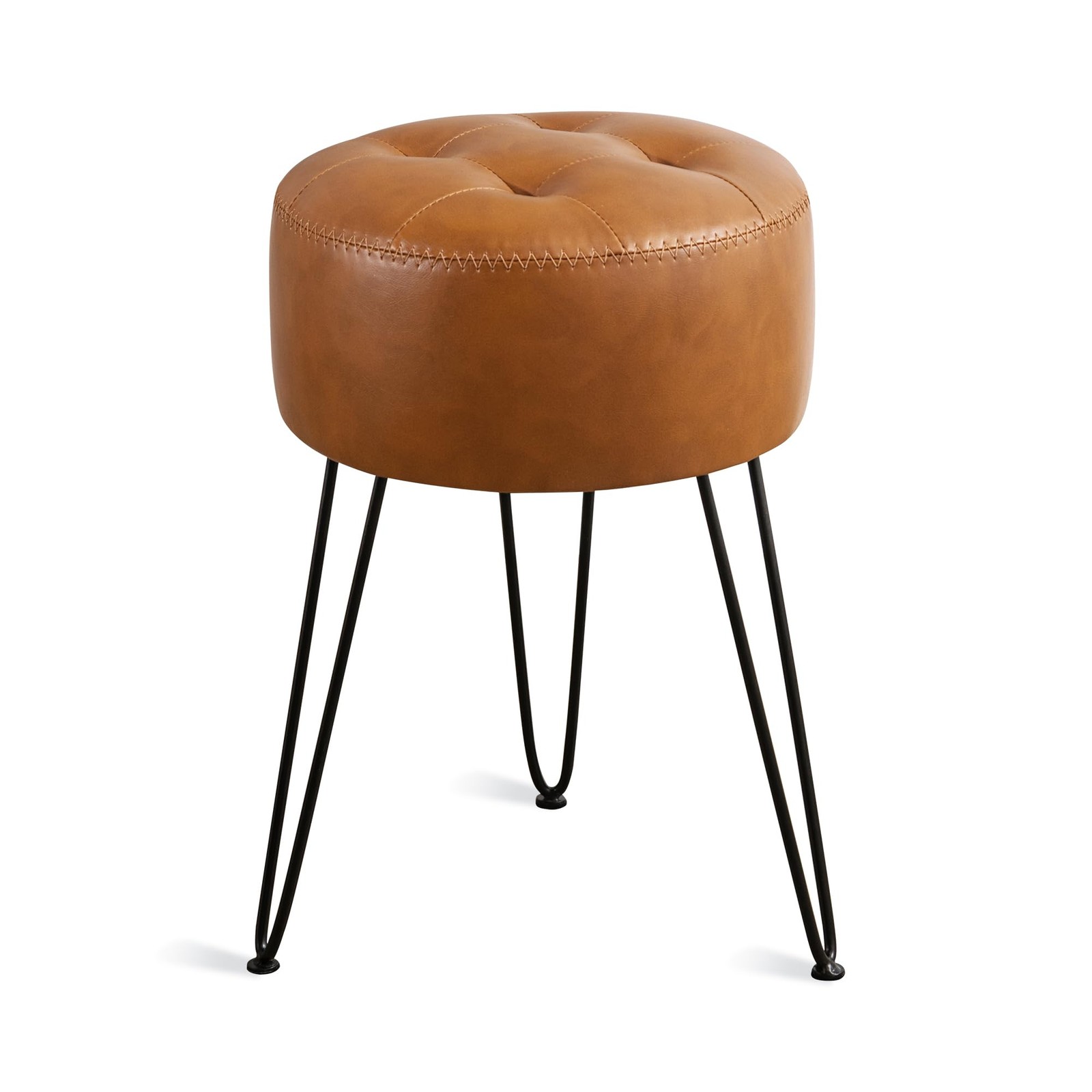 LUE BONA Faux 13 inches W x 13 D x 19.1 H, Whiskey Brown