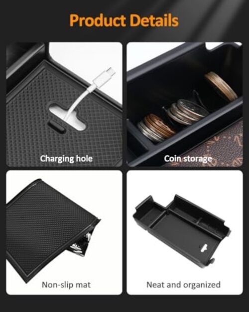 for Audi A4 2017-2025 Accessories Center Console Organizer Tray A4 (Premium,