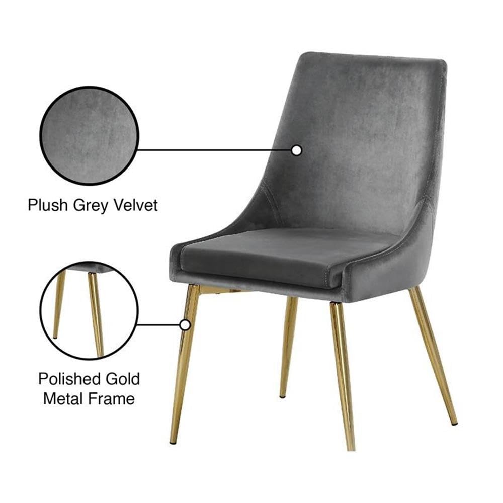 Meridian Furniture Karina Collection Modern | Contemporary Velvet