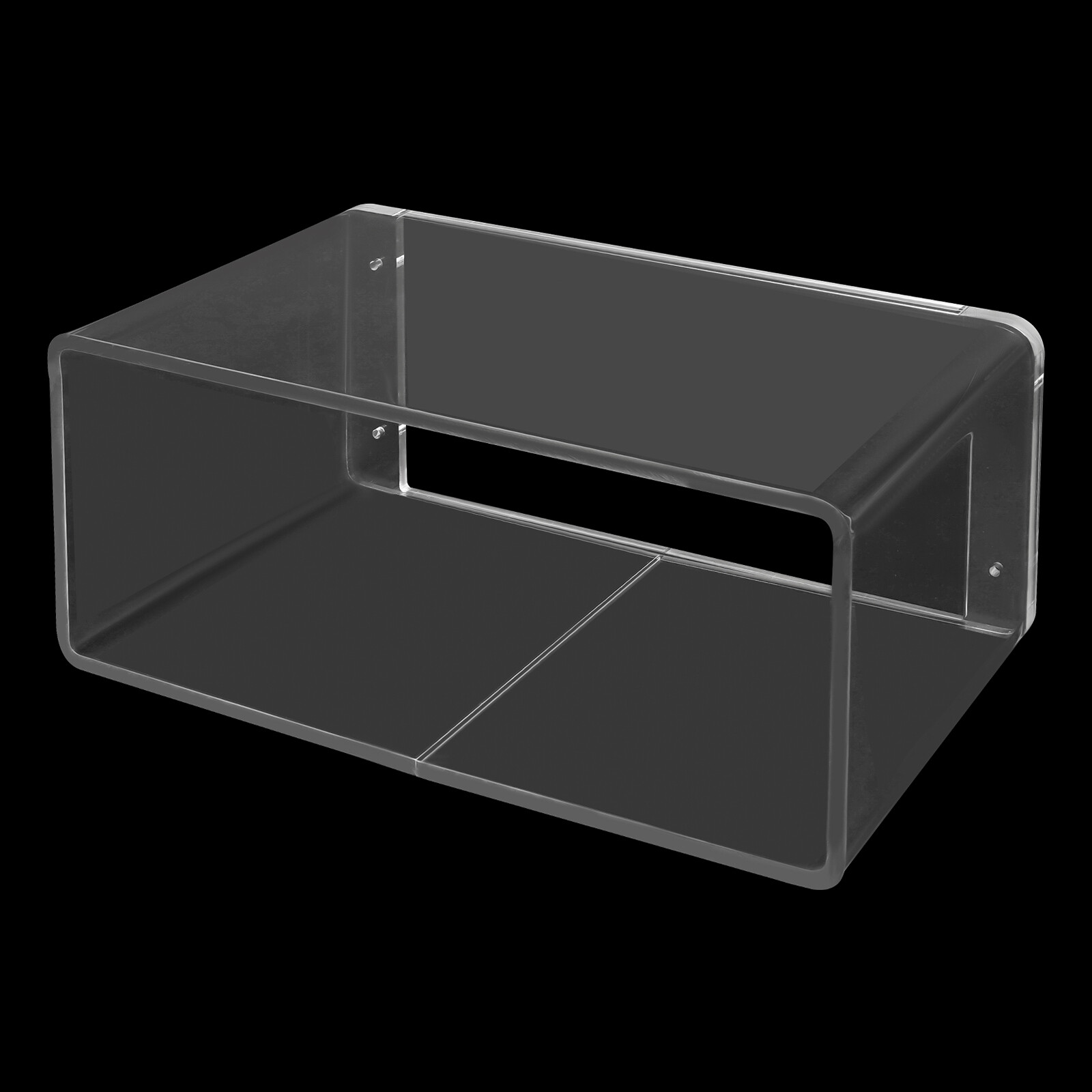 Wall-Mounted Bedside Table Acrylic Floating Nightstand No Assembly Required