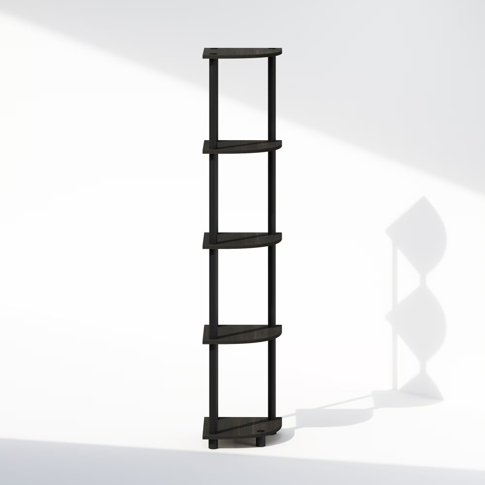 Turn-N-Tube 5 Tier Multipurpose Corner Display Rack Shelving Unit,