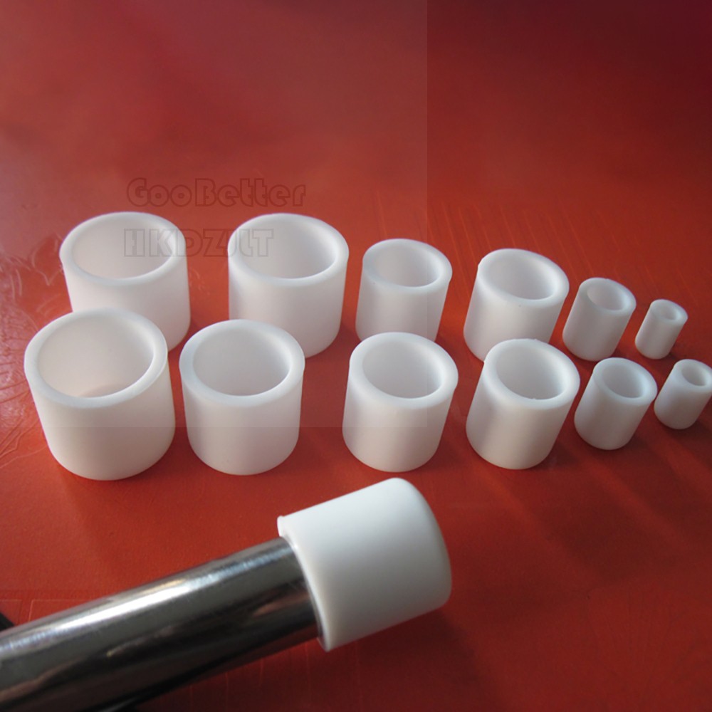 White Rubber Chair Ferrules Stool Table Feet Pipe Tip End Cover Caps 3 – 60.5 mm