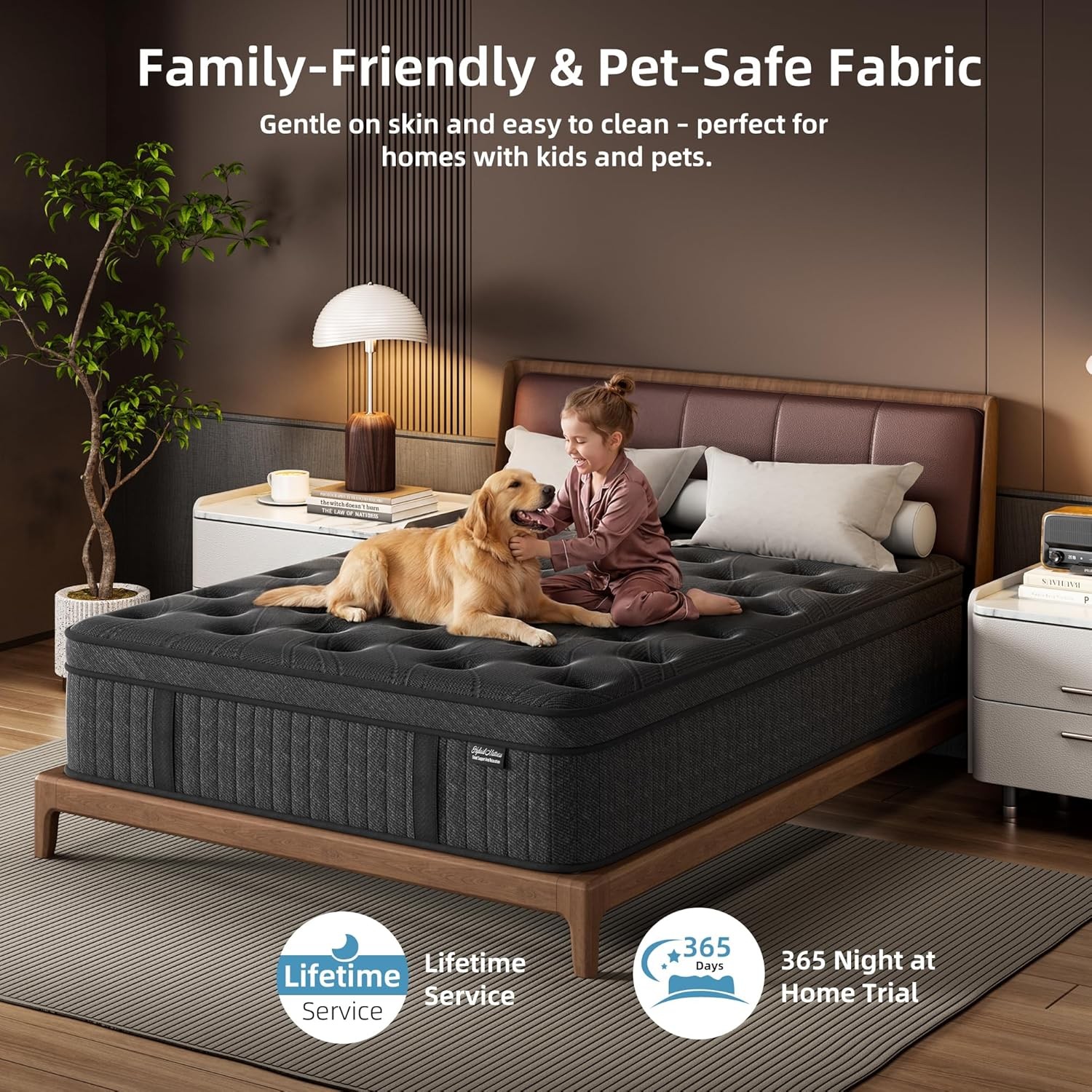 Twin Mattress, 10 Inch Springs Matress, Bed in a Box, Soft and Breathable,