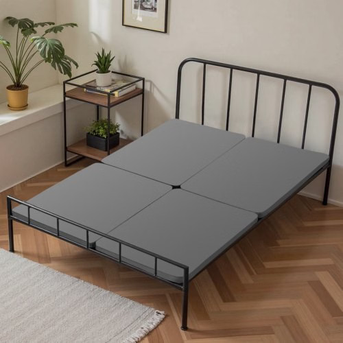 Queen Size Bunkie Board, 1.5 in Bed Board Slats with 200D Oxford Cloth, Wooden