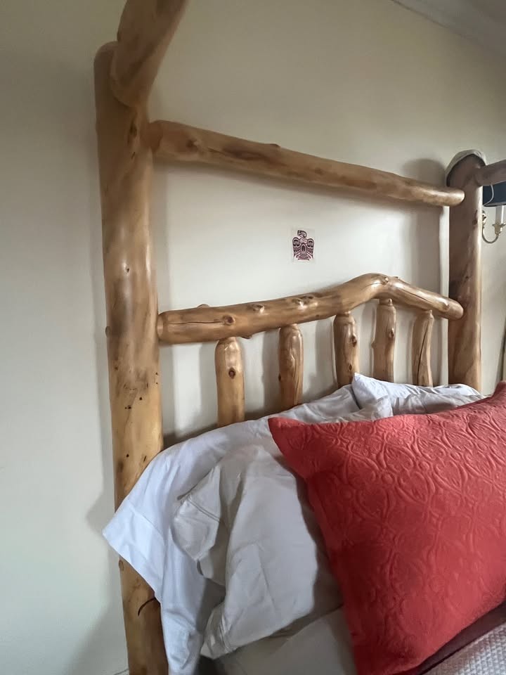 Full Bed -Fallen Lt Aspen Pine Custom Rugged bed ✨ kids climbing paradise!