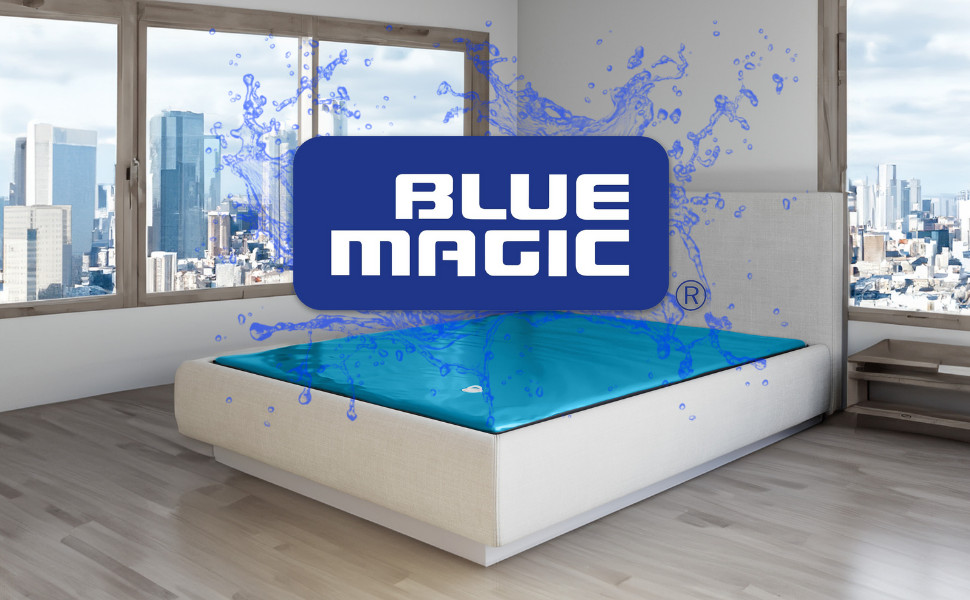 FREE-FLOW, Queen Size, Waterbed Hardside Mattress Bundle, Includes Fill & Drain