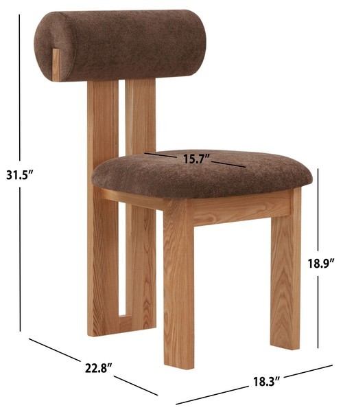 Safavieh HALLOWAY BOUCLE DINING CHAIR, Reduced Price 2172766744 SFV5099D