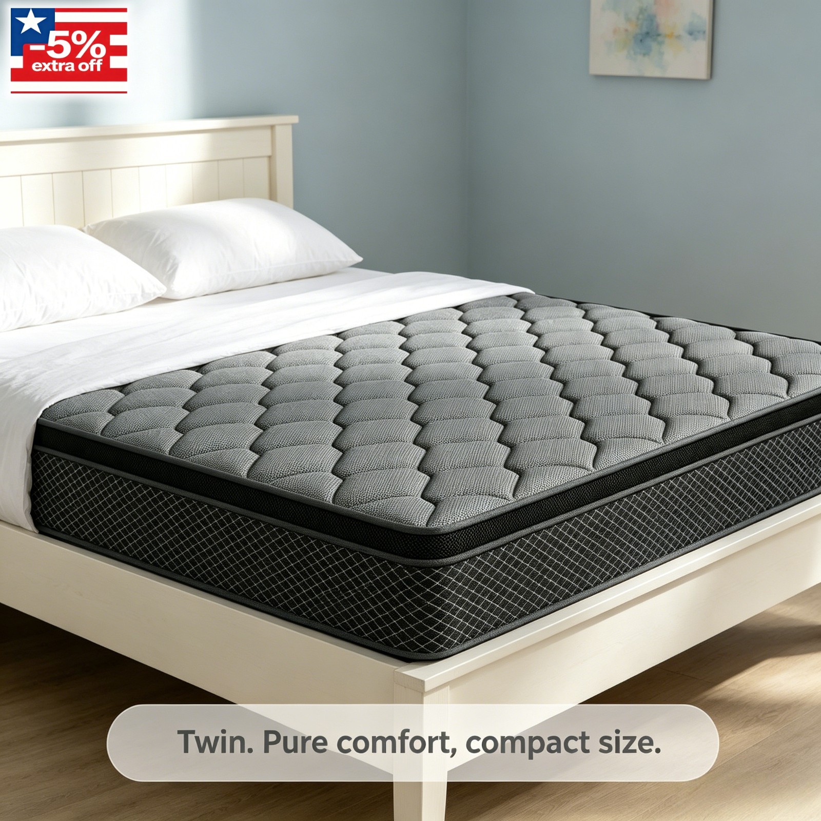 12”/ 14″ Twin Full Queen King Hybrid Mattress in a Box Gel Memory Foam Mattress