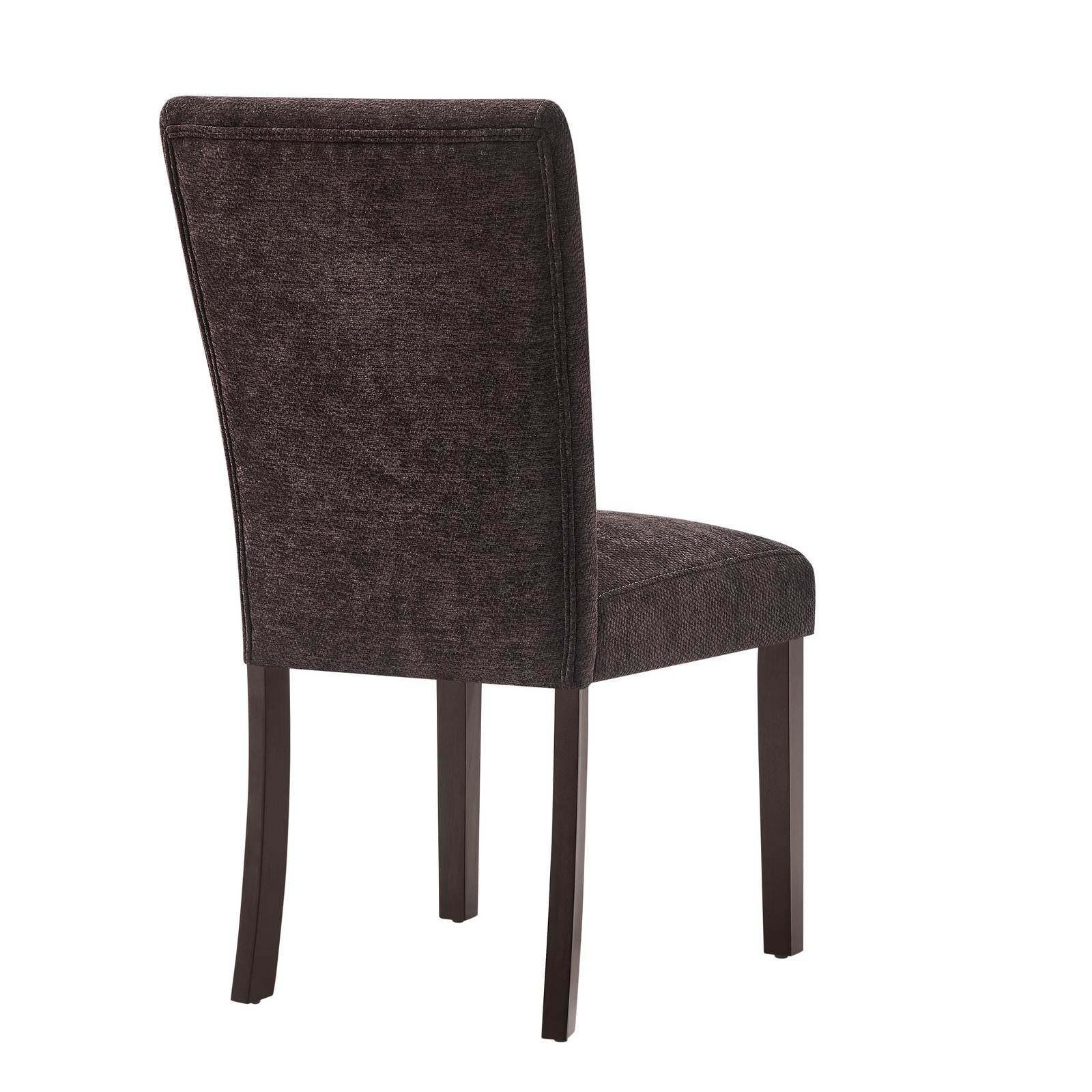 Dark Brown Dining Chair Set of 2, Solid Wood MDF, Farmhouse Style